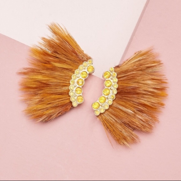 Mignonne Gavigan Jewelry - Mignonne Gavigan Feather Lux Mini Madeline Earring